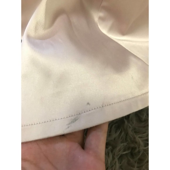 Sequin Hearts Satin Blush Lace Back Gown - Picture 4 of 4